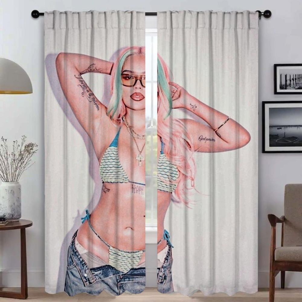 Set Of 2 Home Interior Curtains Karols Partition Living Room Curtain Shades Bedroom Halloween Decoration Kitchen Polyester Ideal For Great W100*H130(CM)-Hooks&2PCS
Set Of 2 Home Interior Curtains Karols Partition Living Room Curtain Shades Bedroom Halloween Decoration Kitchen Polyester Ideal For Great W100*H130(CM)-Hooks&2PCS