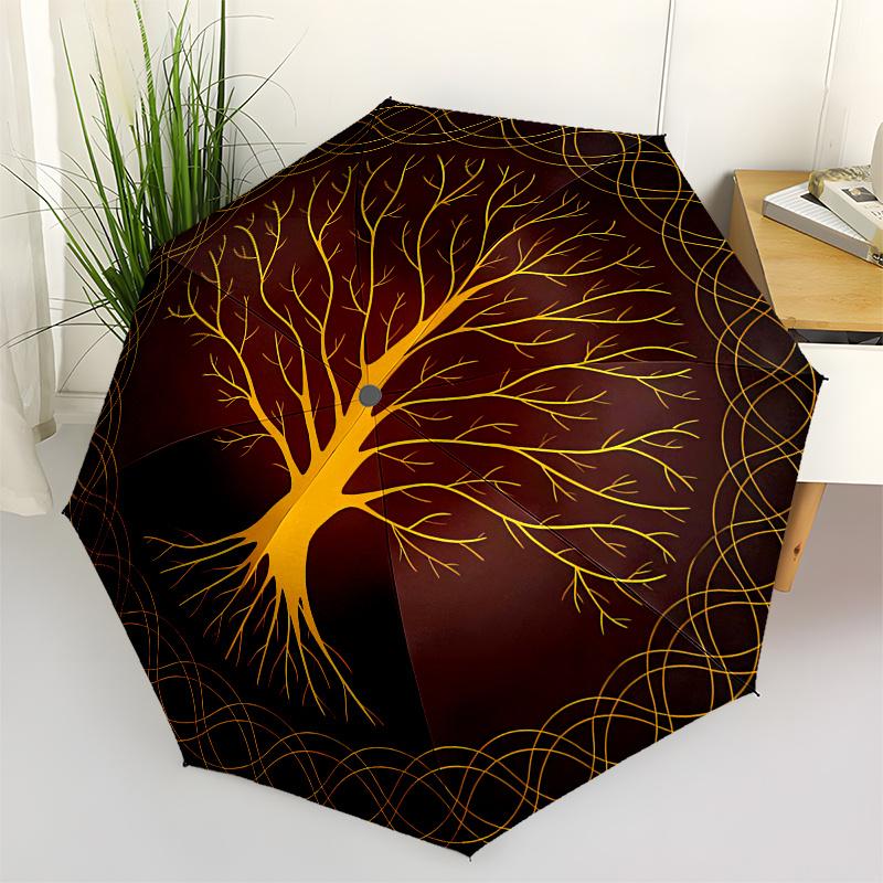 Golden Tree of Life Umbrella, Portable 3-Fold Umbrella for Men & Women,Christmas Gift ES183
Golden Tree of Life Umbrella, Portable 3-Fold Umbrella for Men & Women,Christmas Gift ES183