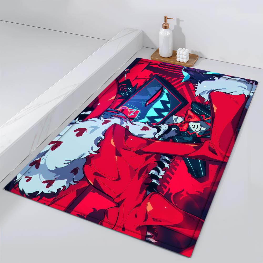 Door Comedy Mat Bedside Entrance Bath Hotel Floor Decoration Corridor Door Mat Black H-Hazbin Carpet Cartoon Living Room Balcony 40cm x 60cm
Door Comedy Mat Bedside Entrance Bath Hotel Floor Decoration Corridor Door Mat Black H-Hazbin Carpet Cartoon Living Room Balcony 40cm x 60cm