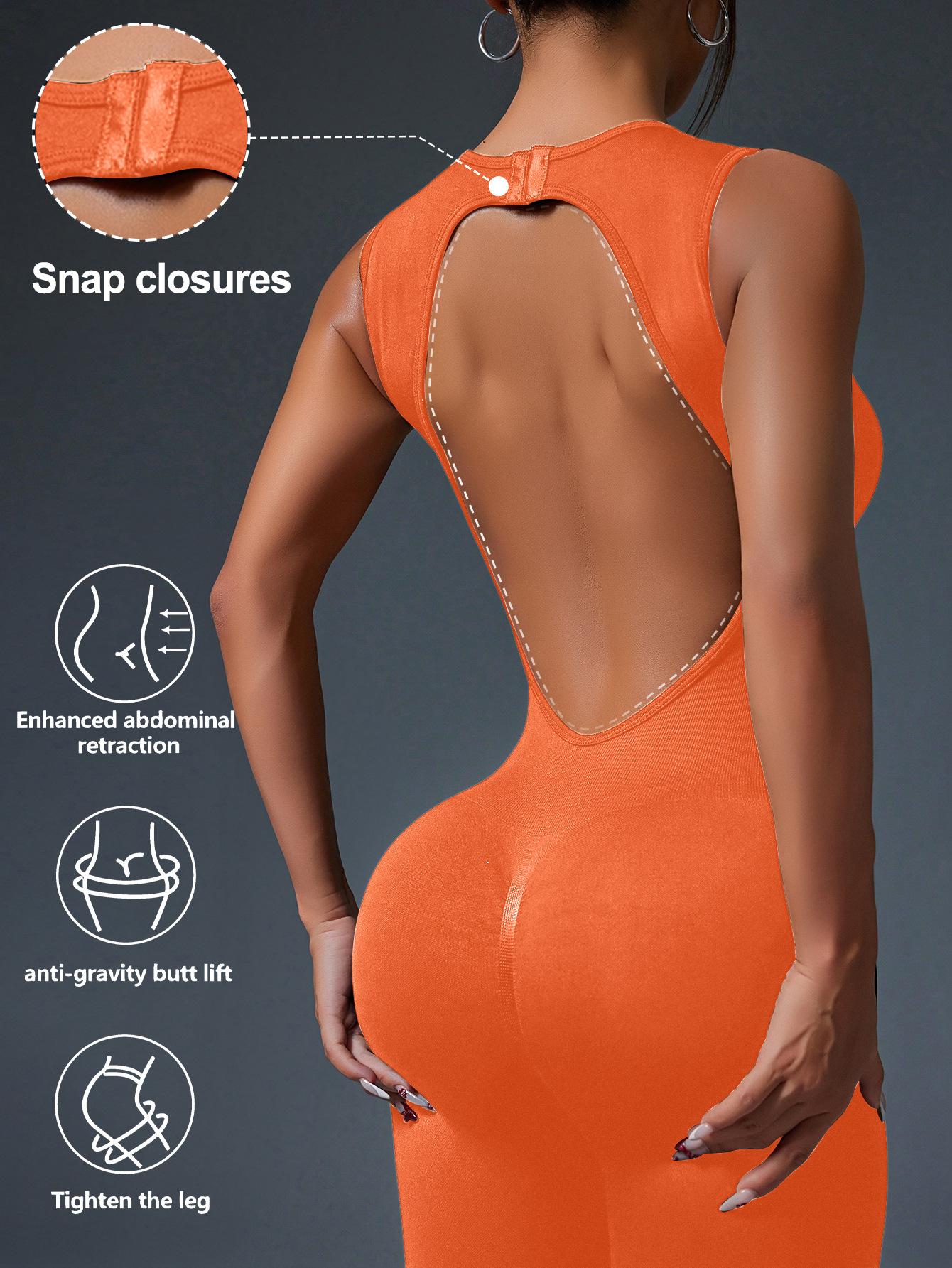 JYL Slim Backless Yoga Jumpsuit High Elastic One Piece Outfit L амаранту рожевого кольору
JYL Slim Backless Yoga Jumpsuit High Elastic One Piece Outfit L амаранту рожевого кольору
