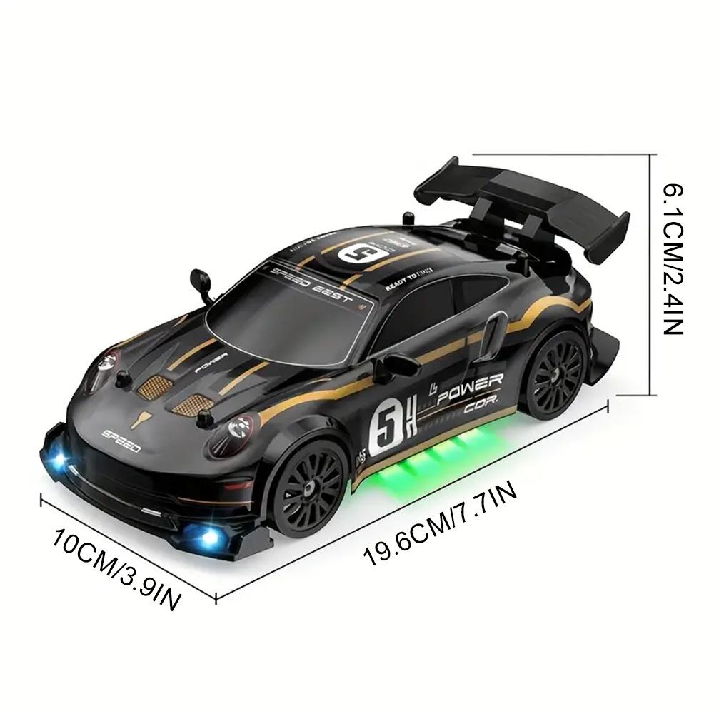 2.4GHz 1/24 4WD Drift RC Car Remote Control Racing Vehicle with Ambient Light for Kids Boys Age 7-14, Rechargeable Electric Toy чорний
2.4GHz 1/24 4WD Drift RC Car Remote Control Racing Vehicle with Ambient Light for Kids Boys Age 7-14, Rechargeable Electric Toy чорний