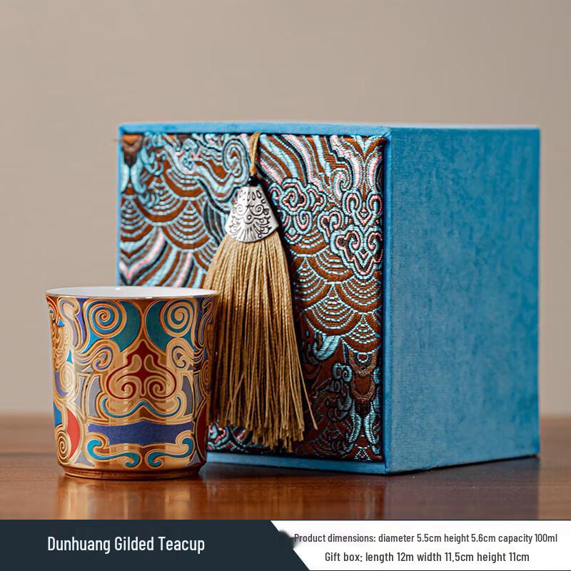 Chaxun Dunhuang Gilded Personal Master Tea Cup
Chaxun Dunhuang Gilded Personal Master Tea Cup