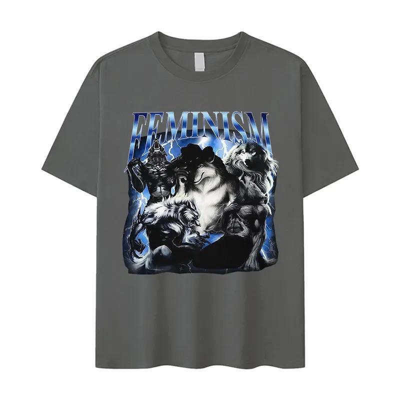 Funny Feminism Alpha Wolf Graphic Tshirt Unisex Humor Fashion Clothing Short Sleeve Tshirts Vintage High Quality Cotton Tshirt 4XL
Funny Feminism Alpha Wolf Graphic Tshirt Unisex Humor Fashion Clothing Short Sleeve Tshirts Vintage High Quality Cotton Tshirt 4XL