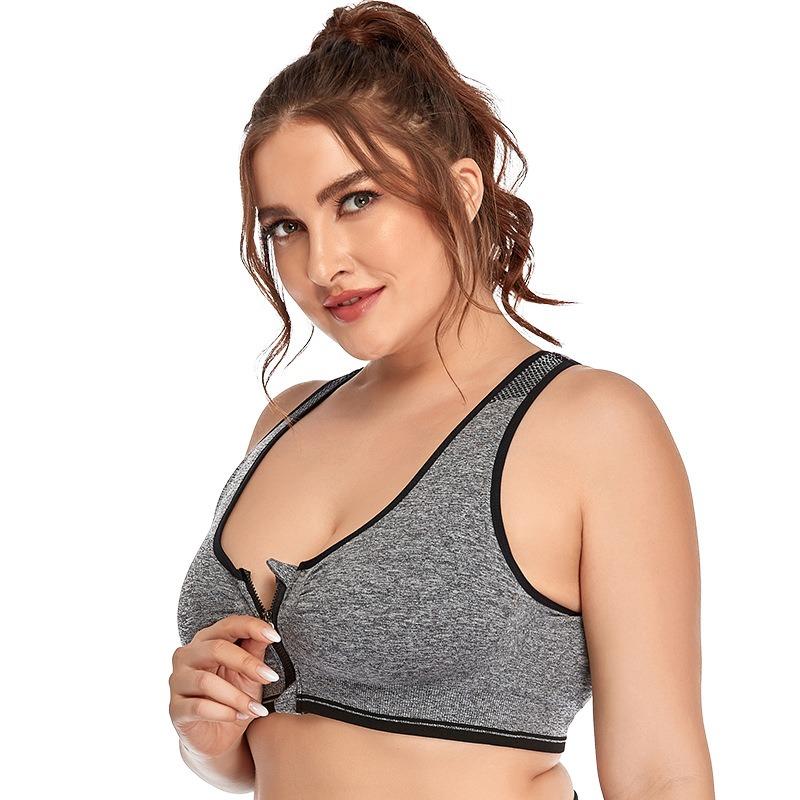 Женские спортивные бюстгальтеры на молнии, ударопрочное собирающее нижнее белье для спортивных женщин, больших размеров, бодибилдинг, бег, йога, спортивный бюстгальтер L серый
Женские спортивные бюстгальтеры на молнии, ударопрочное собирающее нижнее белье для спортивных женщин, больших размеров, бодибилдинг, бег, йога, спортивный бюстгальтер L серый