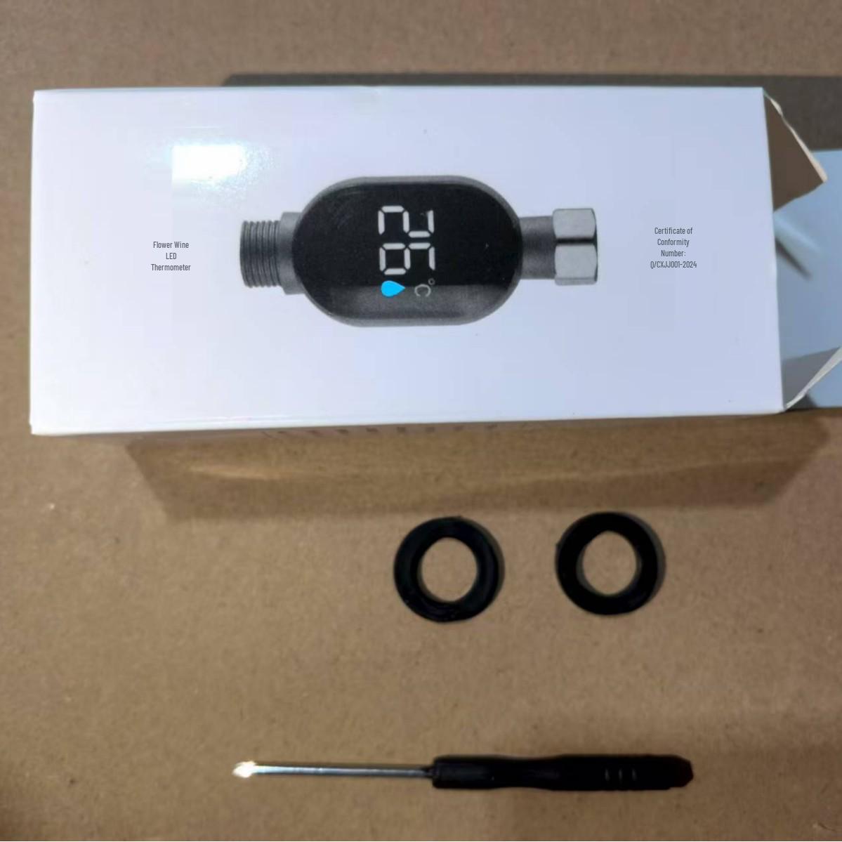 Baby Bathing Temperature-Sensitive Shower Thermometer with Display
Baby Bathing Temperature-Sensitive Shower Thermometer with Display