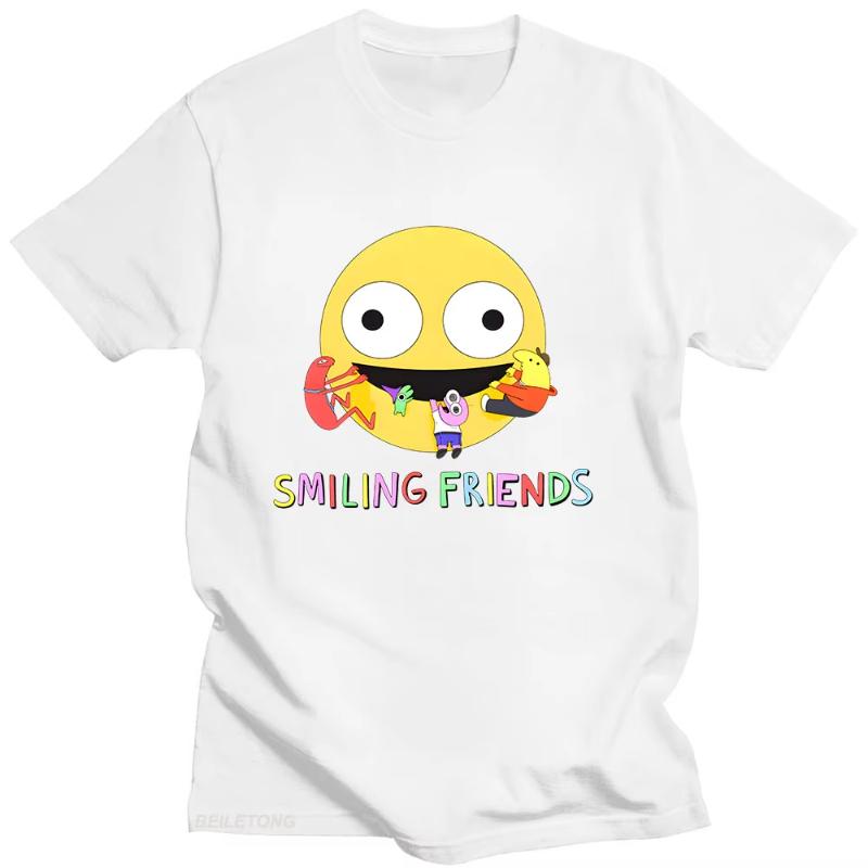 Футболка Smiling Friends Мультяшный Принт Винтажная Хлопковая Футболка Летняя Харадзюку Кавайная Футболка Camisetas Милая Мода Круглый Вырез Te... S разноцветный
Футболка Smiling Friends Мультяшный Принт Винтажная Хлопковая Футболка Летняя Харадзюку Кавайная Футболка Camisetas Милая Мода Круглый Вырез Te... S разноцветный