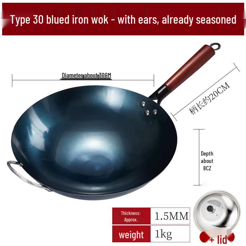 Вок с круглым дном в старинном стиле: Кованый чугун, Не требует приправы, Сковорода вок с антипригарным покрытием
Вок с круглым дном в старинном стиле: Кованый чугун, Не требует приправы, Сковорода вок с антипригарным покрытием