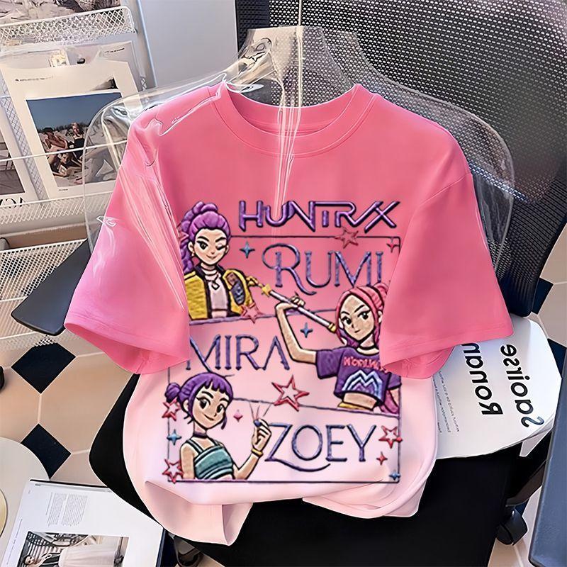Boys and Girls Demon-hunting Group Imitation Embroidery Blouses, Summer Children s Casual Loose Cotton T-shirts 100
Boys and Girls Demon-hunting Group Imitation Embroidery Blouses, Summer Children s Casual Loose Cotton T-shirts 100