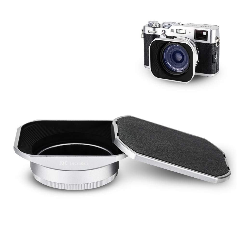 JJC Metal Square Lens Hood Hood Cap 49mm Thread Adapter Ring for Fujifilm X100VI X100V X100F X100T X100S X100 X70 Compatible with Silver + & LH-X100 &
JJC Metal Square Lens Hood Hood Cap 49mm Thread Adapter Ring for Fujifilm X100VI X100V X100F X100T X100S X100 X70 Compatible with Silver + & LH-X100 &
