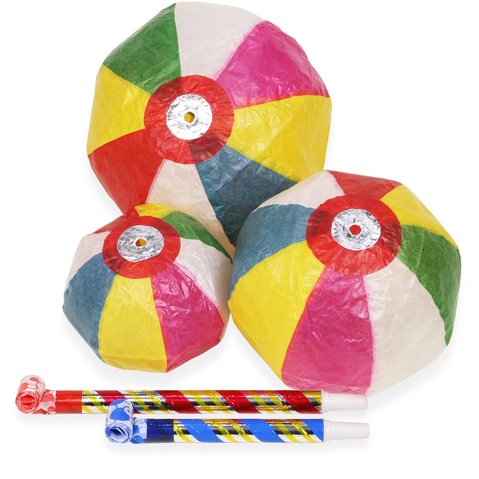 Morikuru Folk Craft Toy Windpipes Paper Balloons and Ennichi Set Wonder Zone 5-Piece Set (Small & Medium), (Small, Medium, & Large), (SG TK01-23)
Morikuru Folk Craft Toy Windpipes Paper Balloons and Ennichi Set Wonder Zone 5-Piece Set (Small & Medium), (Small, Medium, & Large), (SG TK01-23)