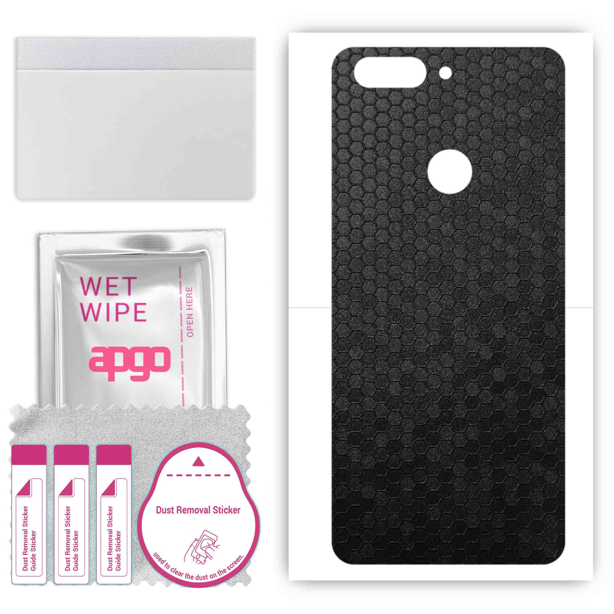 apgo Protective Skin Sticker for the back compatible with Lenovo K5 play, Wrap Film, Foil, Vinyl - Pattern Black Honeycomb
apgo Protective Skin Sticker for the back compatible with Lenovo K5 play, Wrap Film, Foil, Vinyl - Pattern Black Honeycomb