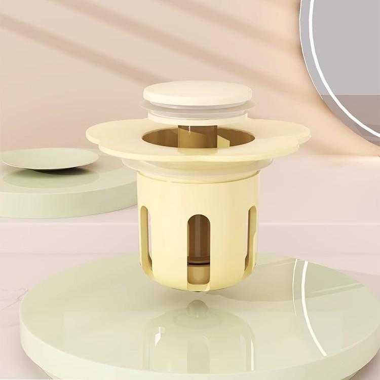 Нажимная пробка для слива в раковине, фильтр-пробка для раковины от протечек 1PC кремовый
Нажимная пробка для слива в раковине, фильтр-пробка для раковины от протечек 1PC кремовый