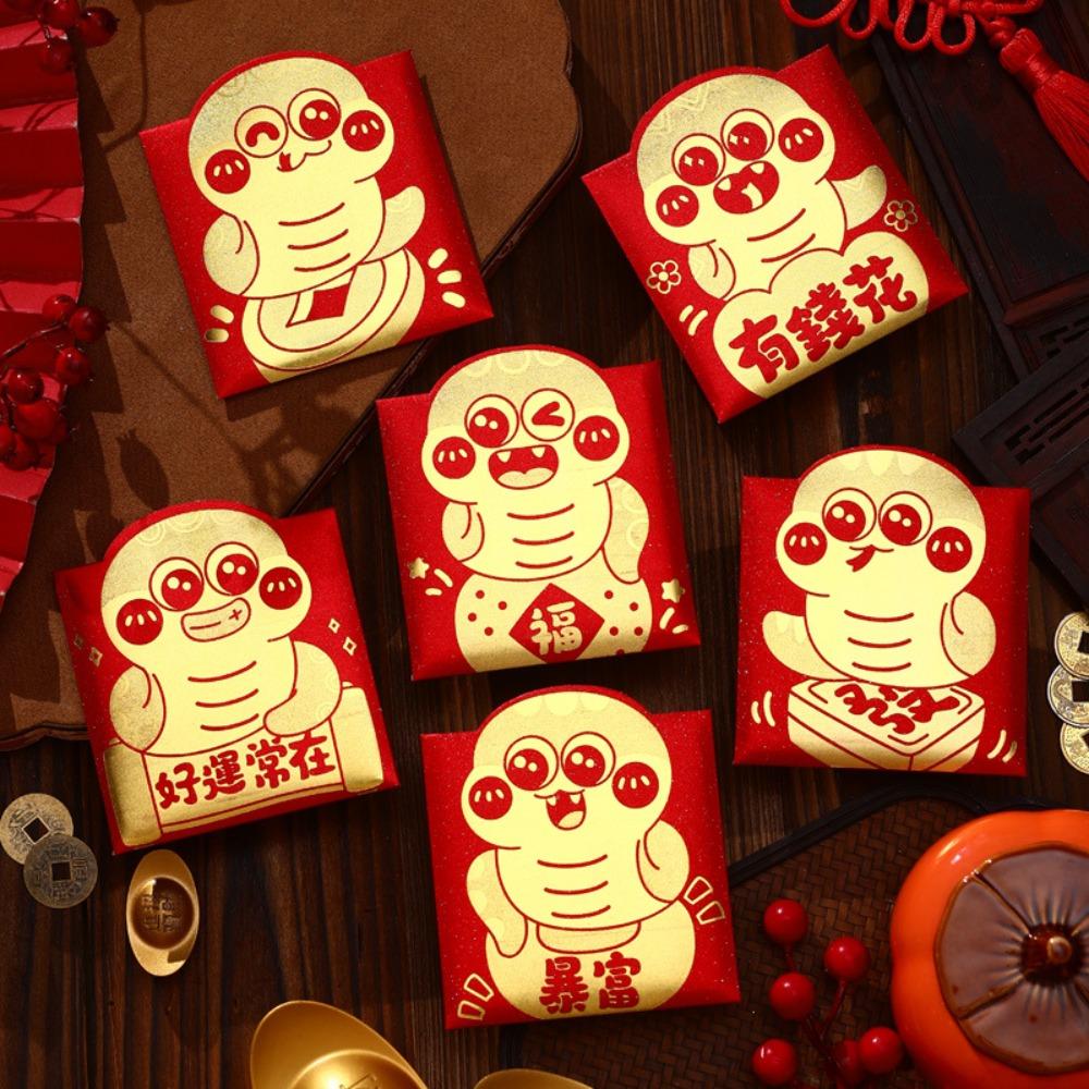 6pcs Cute Red Packet Paper Luck Pocket New Year Blessing Red Envelope Bag New Year Style 5
6pcs Cute Red Packet Paper Luck Pocket New Year Blessing Red Envelope Bag New Year Style 5