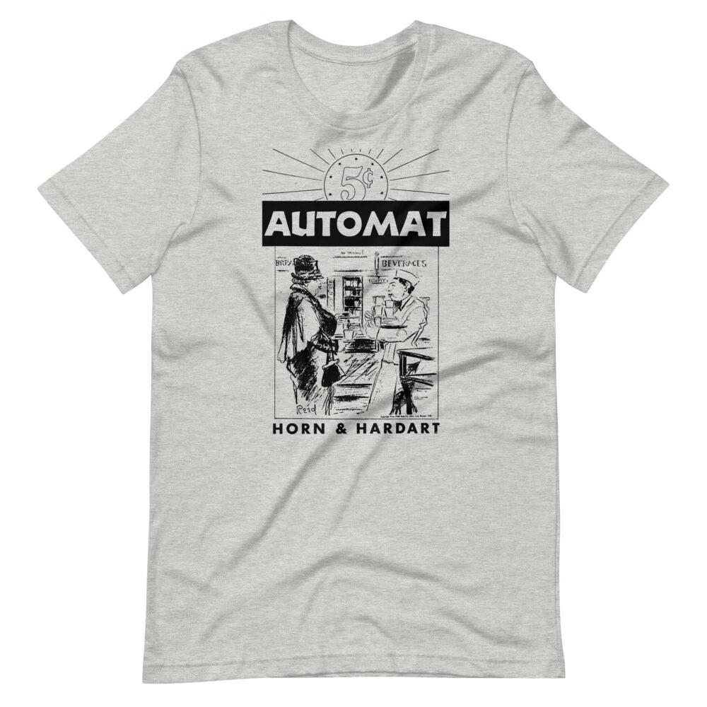 Horn & Hardart Automats Vintage Style Tee Shirt Short-Sleeve Unisex 100% Cotton T-shirt Mens Tees Top S
Horn & Hardart Automats Vintage Style Tee Shirt Short-Sleeve Unisex 100% Cotton T-shirt Mens Tees Top S