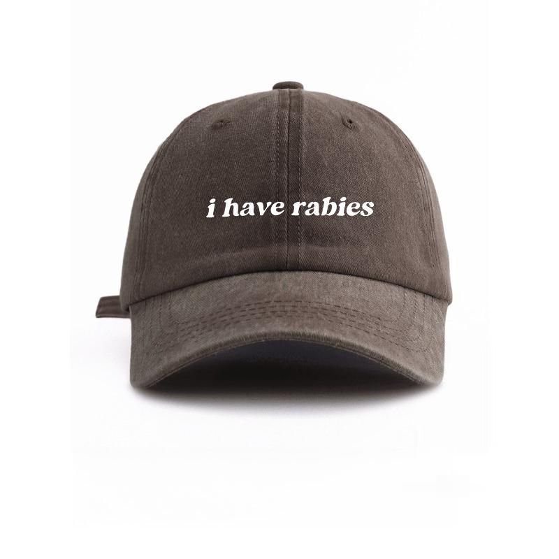 Adjustable Vintage I Have Rabies Baseball Cap,Lightweight Sun Protection Soft Sweatband BlackWashed Dad Hat for Party Vacation Adjustable темно-коричневого кольору
Adjustable Vintage I Have Rabies Baseball Cap,Lightweight Sun Protection Soft Sweatband BlackWashed Dad Hat for Party Vacation Adjustable темно-коричневого кольору