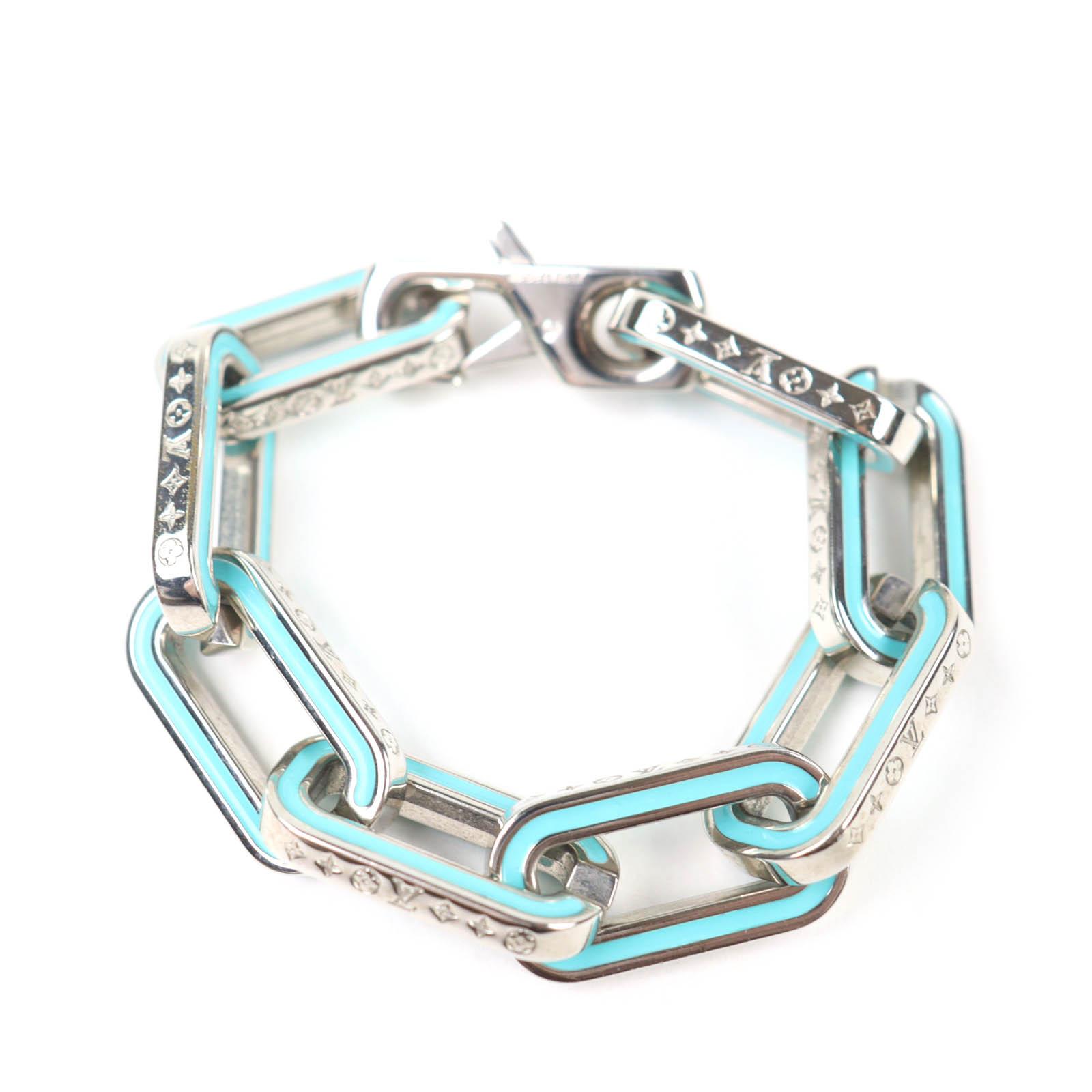 Great LOUIS VUITTON bracelet Brasserie Monogram Links Chain Silver M M80195 Used
Great LOUIS VUITTON bracelet Brasserie Monogram Links Chain Silver M M80195 Used