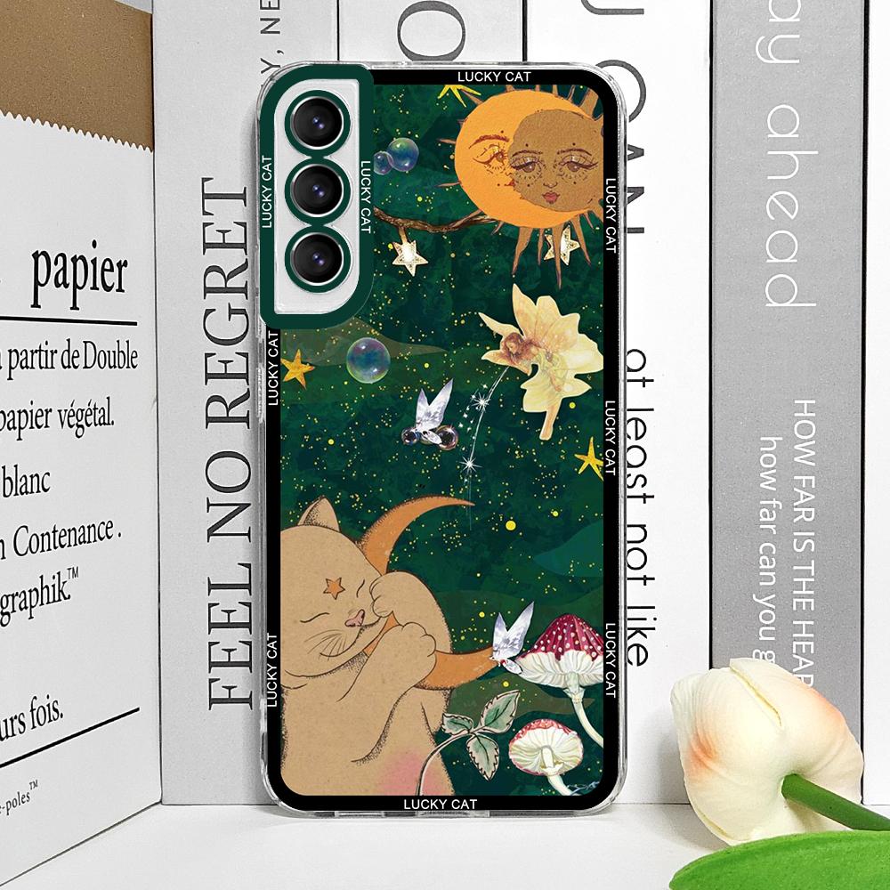 Abstract Art Black Cat Phone Case for Samsung Galaxy S22 S23 S24 Ultra S25 Plus S21 FE 5G Shockproof Soft Silicone Covers Fundas Samsung S25
Abstract Art Black Cat Phone Case for Samsung Galaxy S22 S23 S24 Ultra S25 Plus S21 FE 5G Shockproof Soft Silicone Covers Fundas Samsung S25