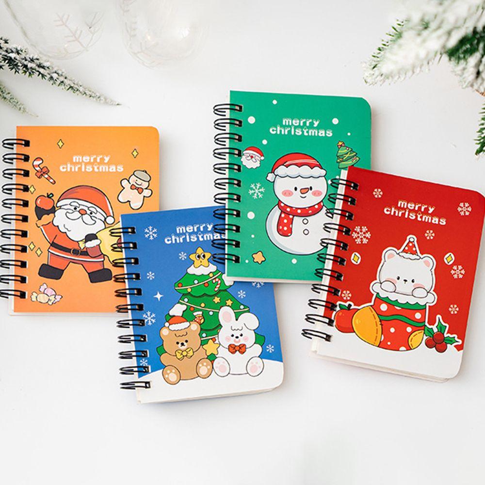 4 шт./набор утолщенных рождественских блокнотов в виде катушки, симпатичных блокнотов с откидной крышкой и отрывными листами 4Pcs/set
4 шт./набор утолщенных рождественских блокнотов в виде катушки, симпатичных блокнотов с откидной крышкой и отрывными листами 4Pcs/set