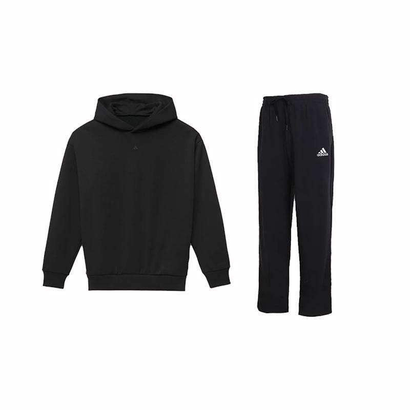Adidas Logo Print Knitted Fashion Sweatshirt Solid Color Logo Drawstring Long Pants Casual Sports Set Men sweatshirt, pants Black IN4243+-GK9273 L
Adidas Logo Print Knitted Fashion Sweatshirt Solid Color Logo Drawstring Long Pants Casual Sports Set Men sweatshirt, pants Black IN4243+-GK9273 L