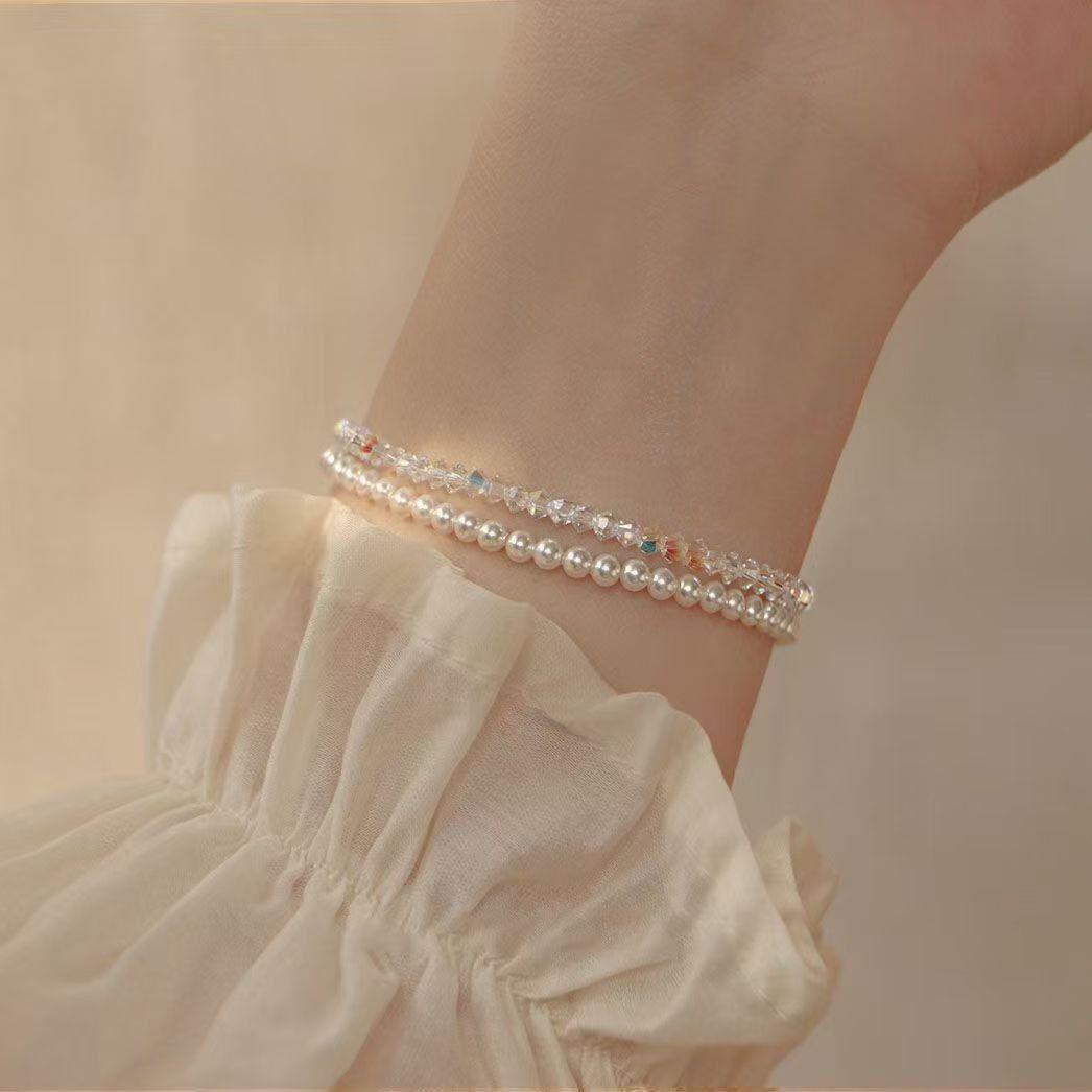 Изысканный браслет из переливающихся кристаллов AB - Роскошный многослойный модный аксессуар Crystal Ring
Изысканный браслет из переливающихся кристаллов AB - Роскошный многослойный модный аксессуар Crystal Ring