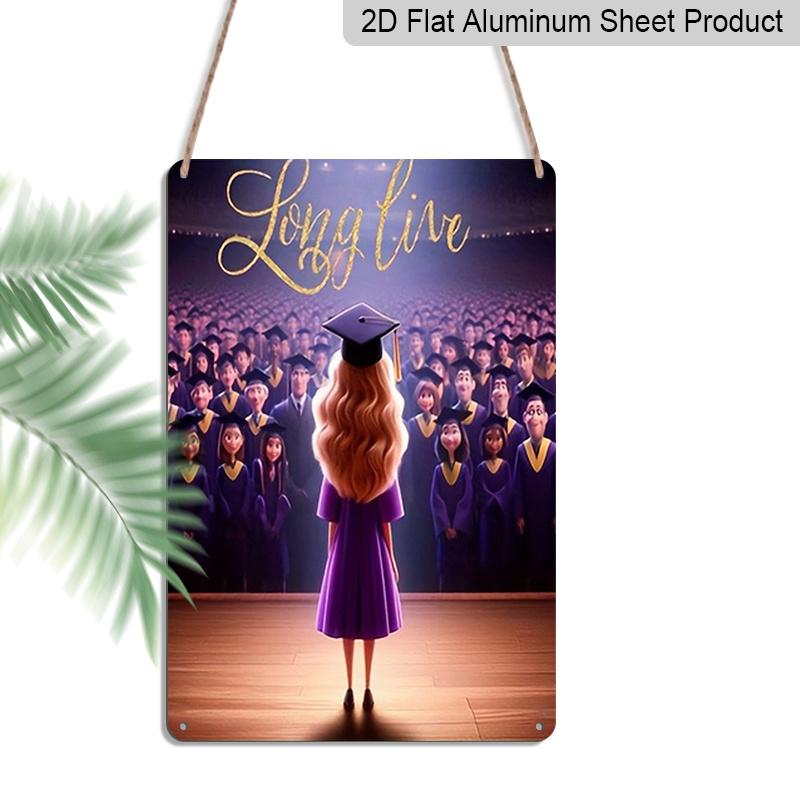 2D Flat 1pc Decorative Aluminum Sign Featuring An Inspirational Graduation Art Theme. Ideal for Room Decoration and A Motivational Gift for Graduates 20*30cm
2D Flat 1pc Decorative Aluminum Sign Featuring An Inspirational Graduation Art Theme. Ideal for Room Decoration and A Motivational Gift for Graduates 20*30cm