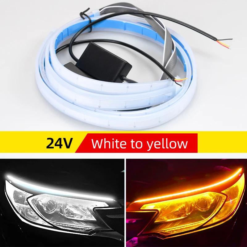 2 Pcs 24V LED truck light 30cm 45cm 60cm 70cm car daytime running light Decor Lamp bar with yellow steering function Signal Lamp 30cm
2 Pcs 24V LED truck light 30cm 45cm 60cm 70cm car daytime running light Decor Lamp bar with yellow steering function Signal Lamp 30cm