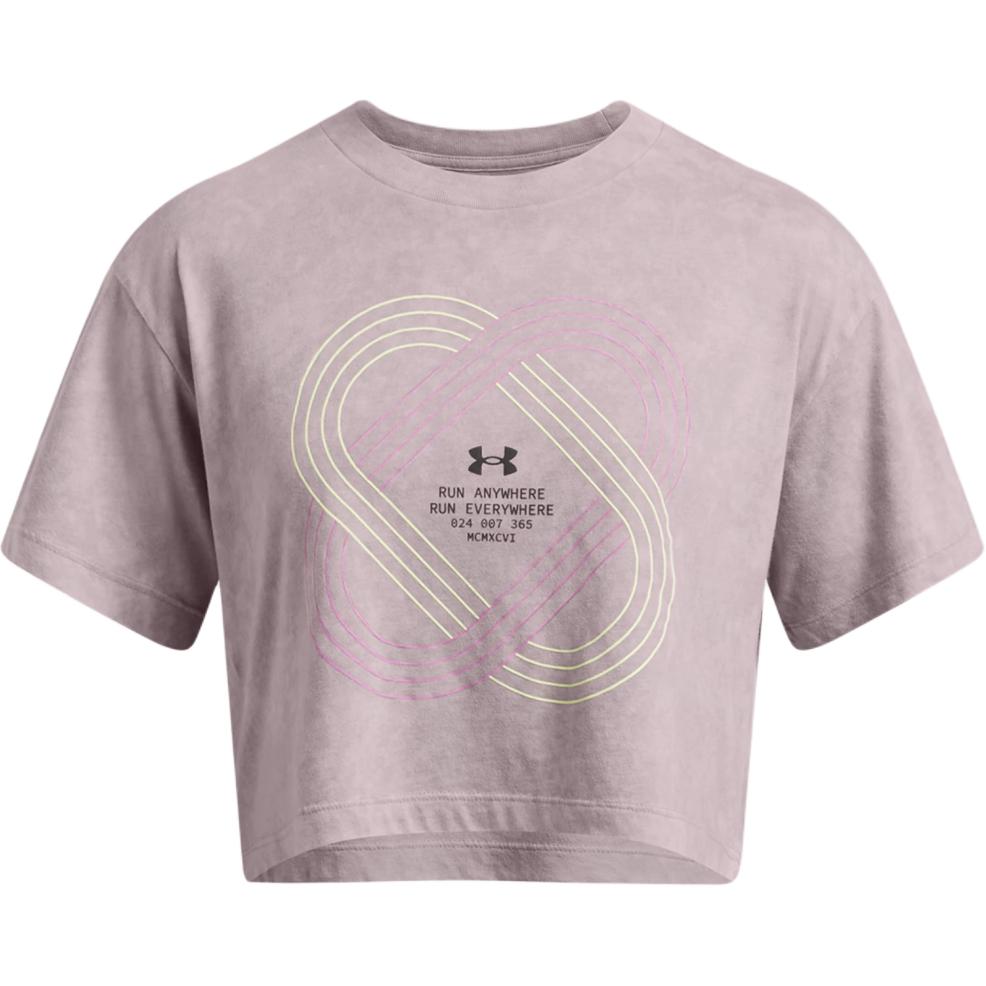 Under Armour Anywhere UA Run Short Sleeve Logo Print Round Neck T-Shirt Women Tops Purple 1386343-015 XS
Under Armour Anywhere UA Run Short Sleeve Logo Print Round Neck T-Shirt Women Tops Purple 1386343-015 XS