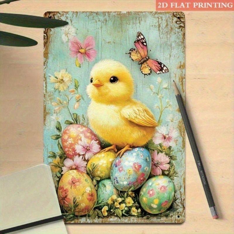 Vintage Easter Metal Wall Art, Poster for Living Room Decor
Vintage Easter Metal Wall Art, Poster for Living Room Decor