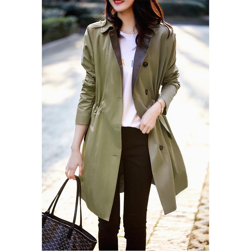 Маленький человек, новый шик, уверенный и четкий, отделка бисерной цепочкой, тренч на талии L
Маленький человек, новый шик, уверенный и четкий, отделка бисерной цепочкой, тренч на талии L