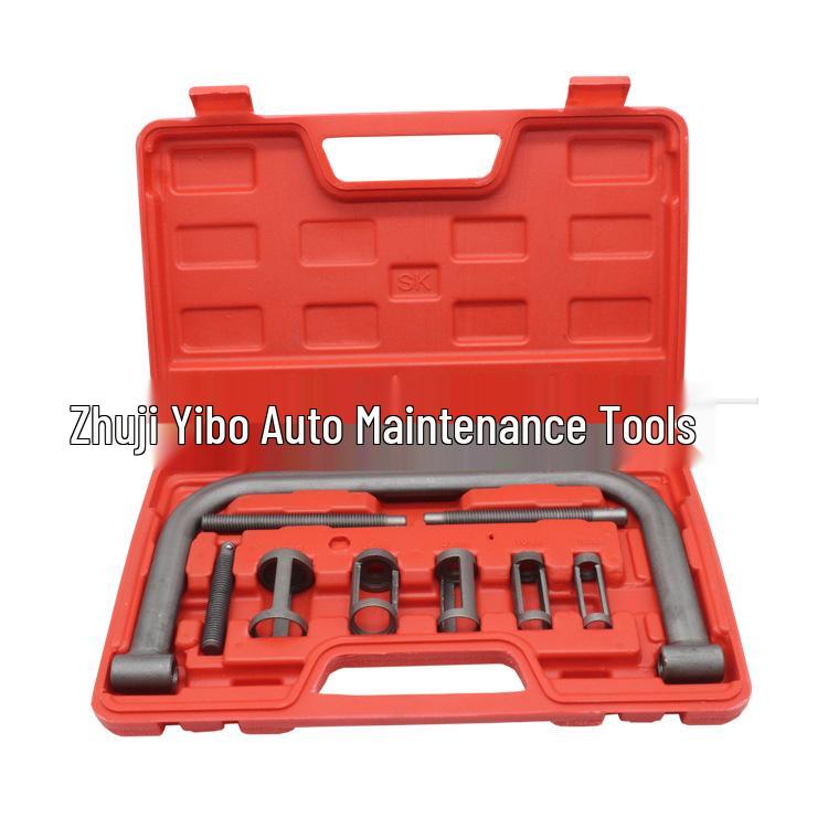 Набор компрессора клапанных пружин и инструмента для снятия сальников для верхнеклапанных двигателей
Набор компрессора клапанных пружин и инструмента для снятия сальников для верхнеклапанных двигателей