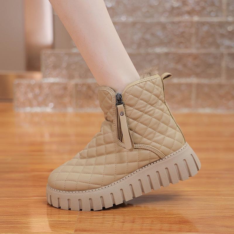 Women s Soft Elastic Thick Soles Heightening Winter Warm Anti-cold Added Snow Boots Non-slip Wear Outdoor Leisure Sports High-top Cotton Boots 40 хакі
Women s Soft Elastic Thick Soles Heightening Winter Warm Anti-cold Added Snow Boots Non-slip Wear Outdoor Leisure Sports High-top Cotton Boots 40 хакі
