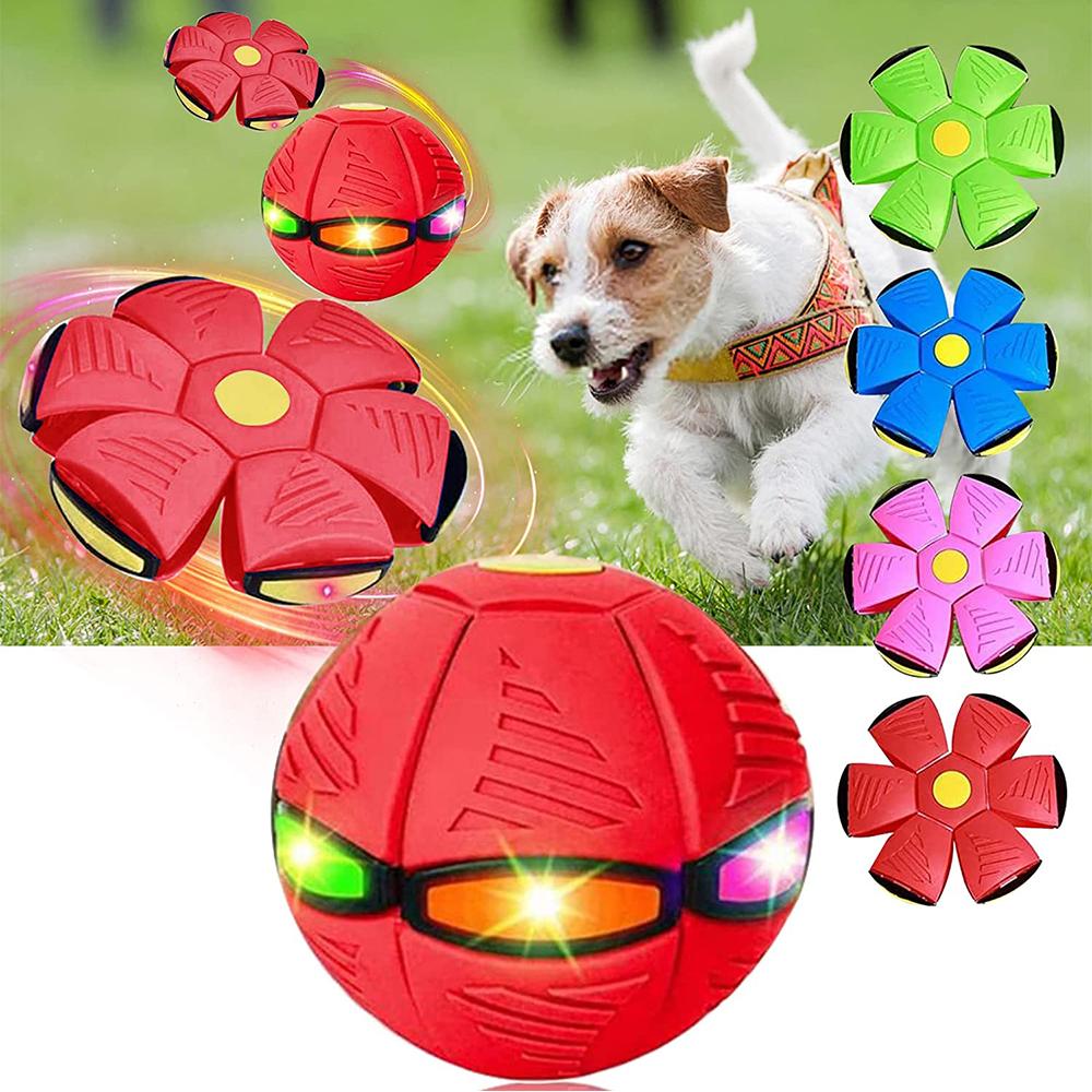 Pet Toy Flying Saucer Ball, Flying Saucer Ball Dog Toy for Dogs Cats Red 3 Light
Pet Toy Flying Saucer Ball, Flying Saucer Ball Dog Toy for Dogs Cats Red 3 Light