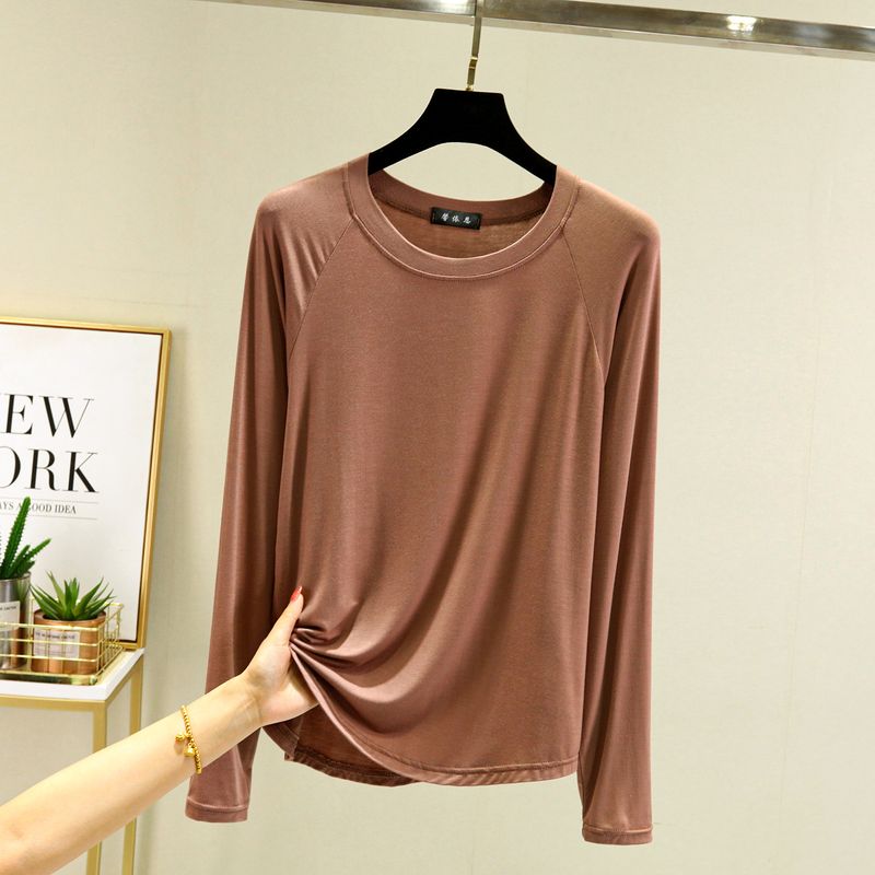 Модальная однотонная повседневная универсальная тонкая футболка с длинным рукавом Khaki 2XL (75.00 kg-85.00 kg recommended
Модальная однотонная повседневная универсальная тонкая футболка с длинным рукавом Khaki 2XL (75.00 kg-85.00 kg recommended