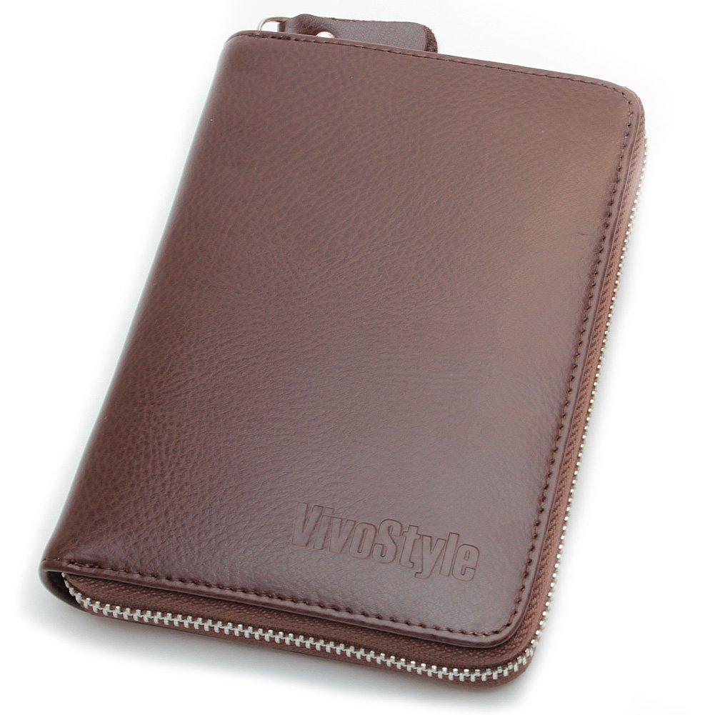 VivoStyle Passbook Case with Card Holder, Genuine Leather, RFID Theft Prevention, and Magnetic Blocking (0270B) (Mahogany)
VivoStyle Passbook Case with Card Holder, Genuine Leather, RFID Theft Prevention, and Magnetic Blocking (0270B) (Mahogany)