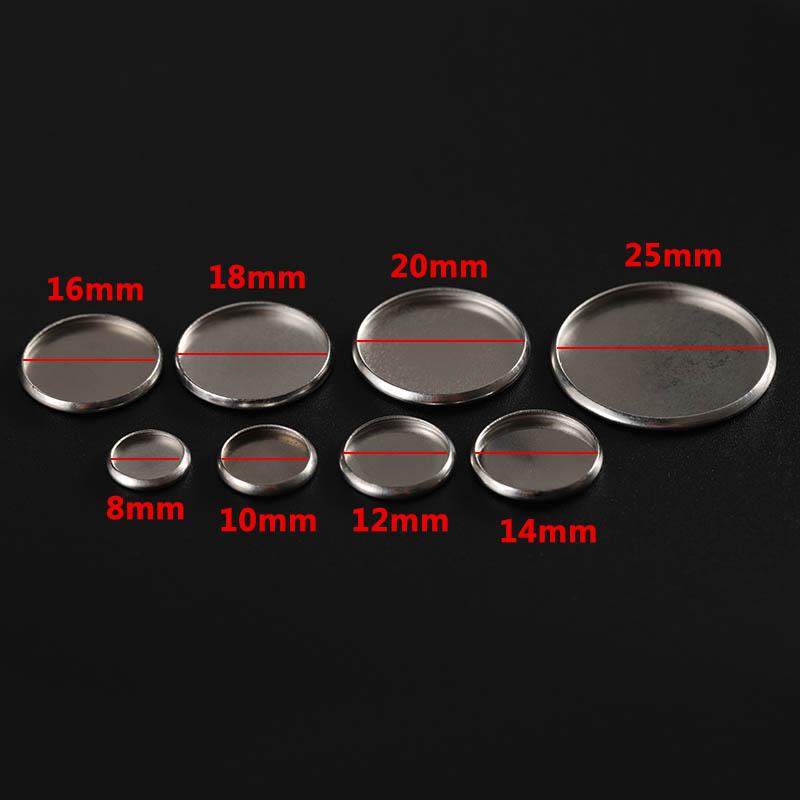 30pcs Stainless Steel Round Cameo Base Fit 6-30mm Blank Settings Cabochon Base Bezel Tray DIY Bracelet Necklace Jewelry Making 6mm Base
30pcs Stainless Steel Round Cameo Base Fit 6-30mm Blank Settings Cabochon Base Bezel Tray DIY Bracelet Necklace Jewelry Making 6mm Base
