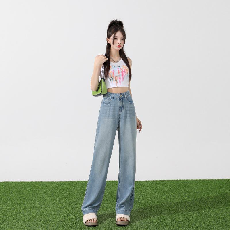 Jeans for Women s Summer Thin Soft Jeans for Women s Summer Thin Straight High Waist Wide-leg Pants for Women s Summer XS
Jeans for Women s Summer Thin Soft Jeans for Women s Summer Thin Straight High Waist Wide-leg Pants for Women s Summer XS
