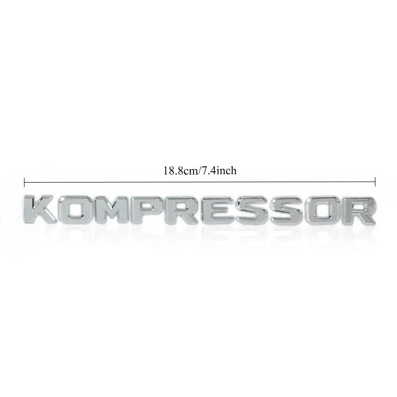 3D Chrome ABS Kompressor Letters Badge Emblem Rear Boot Sticker 18.8cm
3D Chrome ABS Kompressor Letters Badge Emblem Rear Boot Sticker 18.8cm