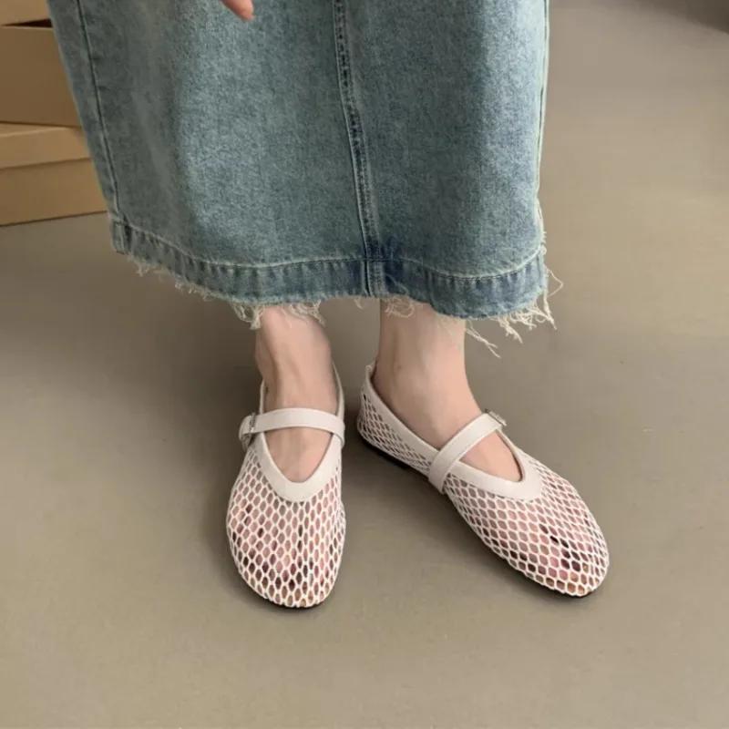 Fashion Black Sandals Women Flats Mesh Summer Fashion Shallow Shoes Beach Dress Designer Trend Shoes Outdoor Walking Female 35
Fashion Black Sandals Women Flats Mesh Summer Fashion Shallow Shoes Beach Dress Designer Trend Shoes Outdoor Walking Female 35