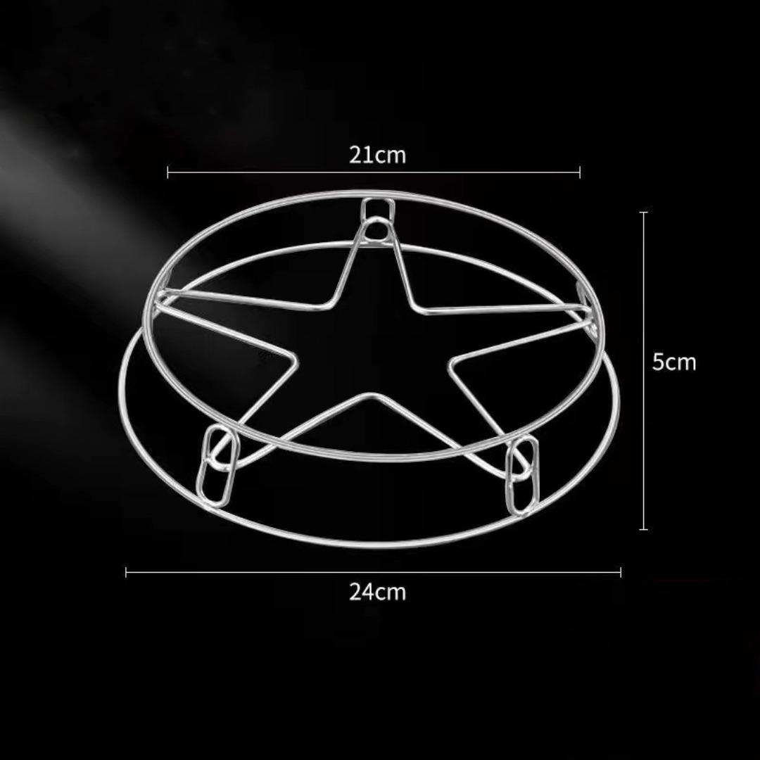 Круглые термостойкие кухонные аксессуары, держатель для кастрюль и сковородок, коврик для хранения, стойка-органайзер, подставка, подставка из нержавеющей стали серебряный
Круглые термостойкие кухонные аксессуары, держатель для кастрюль и сковородок, коврик для хранения, стойка-органайзер, подставка, подставка из нержавеющей стали серебряный