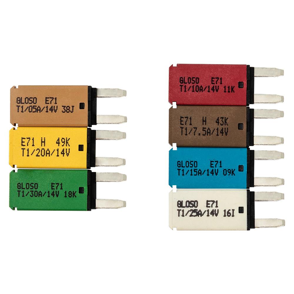 7pcs 5-30A Circuit Breaker Blade Fuse Automatic Resetting For Cars Motorcycles Trucks Electrical Equipment
7pcs 5-30A Circuit Breaker Blade Fuse Automatic Resetting For Cars Motorcycles Trucks Electrical Equipment