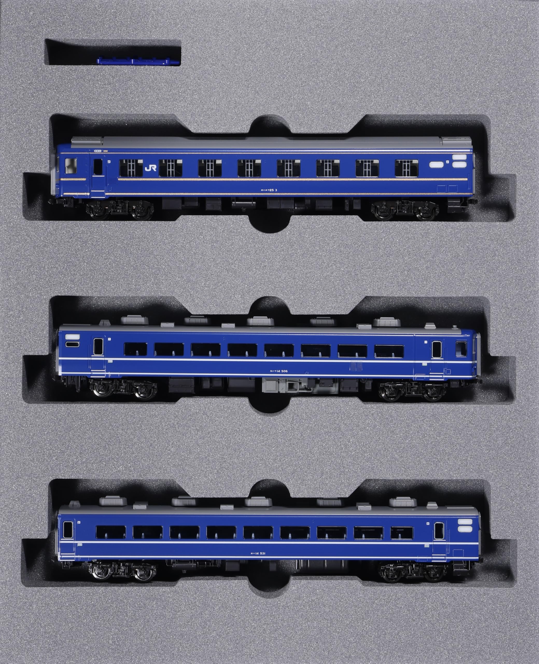 KATO N Gauge Sleeper Express Hamanasu 3-Car Add-On Set, Model Train, Passenger Car 10-2106
KATO N Gauge Sleeper Express Hamanasu 3-Car Add-On Set, Model Train, Passenger Car 10-2106