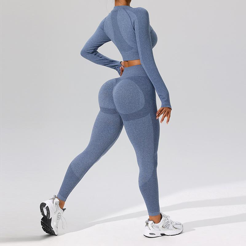JYL Contrast Yoga Suit Slim Hip Lifting Fitness Autumn Winter Outfit L французький небо синє кольору
JYL Contrast Yoga Suit Slim Hip Lifting Fitness Autumn Winter Outfit L французький небо синє кольору