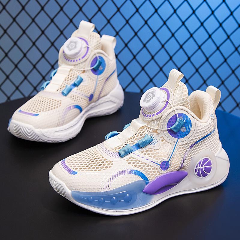 Children s basketball shoes new breathable single net boys professional sneakers medium and older boys sports shoes 40
Children s basketball shoes new breathable single net boys professional sneakers medium and older boys sports shoes 40