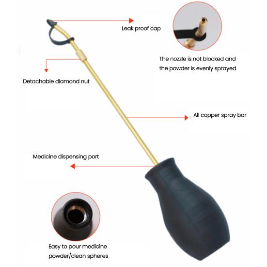 Yousheng Manual Powder Duster Diatomaceous Earth Duster Ручной распылитель порошка с длинной металлической трубкой для мелкодисперсных порошков диатомита A
Yousheng Manual Powder Duster Diatomaceous Earth Duster Ручной распылитель порошка с длинной металлической трубкой для мелкодисперсных порошков диатомита A