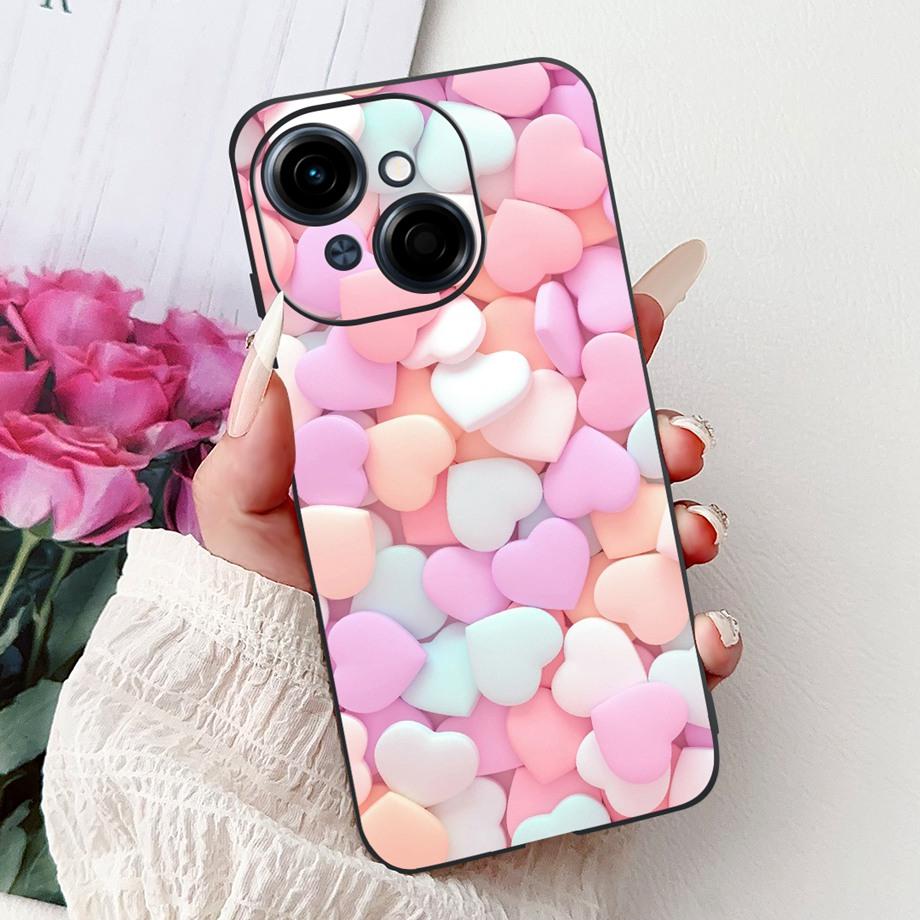 Luxury Matte Silicone Soft Case For Tecno Pop 9 4G KL4h / Spark GO 1 1S GO 2025 KL4h Capa Flower Loving Heart Bowknot Back Cover Spark GO 2025
Luxury Matte Silicone Soft Case For Tecno Pop 9 4G KL4h / Spark GO 1 1S GO 2025 KL4h Capa Flower Loving Heart Bowknot Back Cover Spark GO 2025