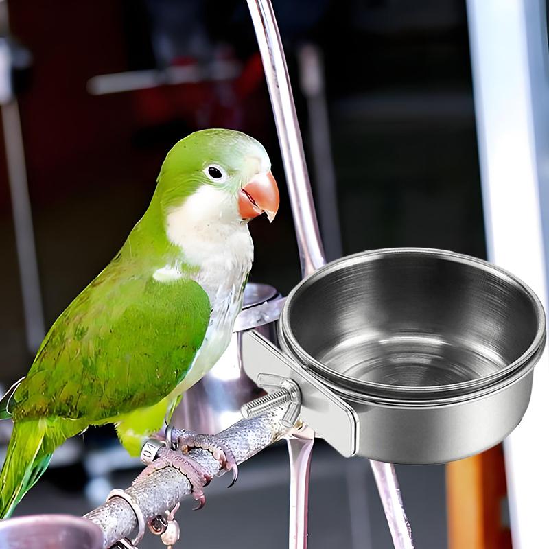 2Pcs Stainless Steel Bird Feeding Bowls, Small Bird Feeding Cup, Stainless Steel Parrot Food Bowl Cage With Holder серебряный
2Pcs Stainless Steel Bird Feeding Bowls, Small Bird Feeding Cup, Stainless Steel Parrot Food Bowl Cage With Holder серебряный