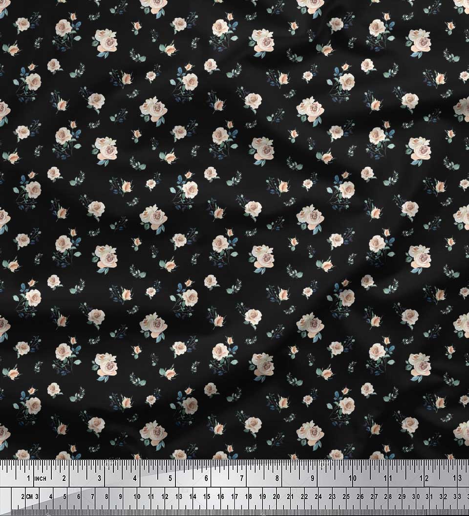 Soimoi Black Poly Crepe Ткань с листьями и розовым цветочным декором Ткань с принтом BTY 42 дюйма 42 Inch Wide - Poly Crepe оранжевый
Soimoi Black Poly Crepe Ткань с листьями и розовым цветочным декором Ткань с принтом BTY 42 дюйма 42 Inch Wide - Poly Crepe оранжевый