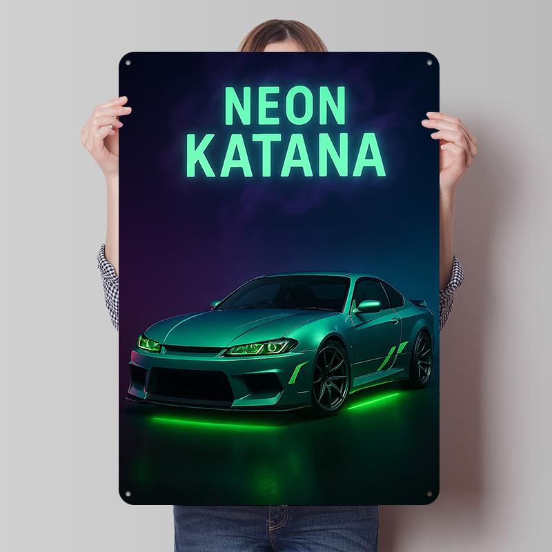 Neon Katana Car Metal Poster Customized Wall Art Retro Vintage Tinplate Signs for Man Cave Room Decoration Home Decor Items Men 7.9x11.8In(20x30cm)
Neon Katana Car Metal Poster Customized Wall Art Retro Vintage Tinplate Signs for Man Cave Room Decoration Home Decor Items Men 7.9x11.8In(20x30cm)