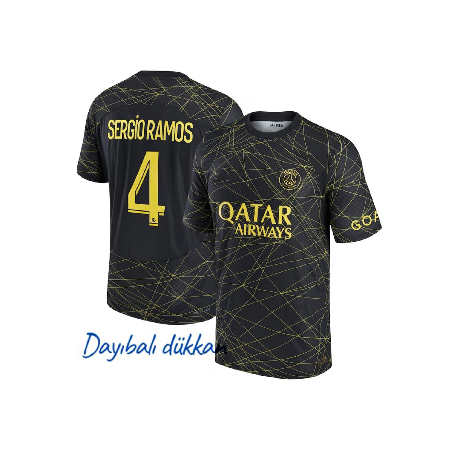 Альтернативная футбольная футболка Paris Saint Germain Sergio Ramos Psg 2022/23 
Альтернативная футбольная футболка Paris Saint Germain Sergio Ramos Psg 2022/23