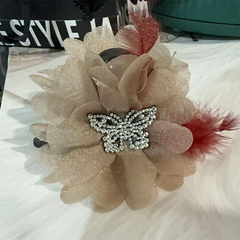 Mesh Flower Butterfly Grasping Clip Women Ponytail Shark Clip Headwear Hair Accessories
Mesh Flower Butterfly Grasping Clip Women Ponytail Shark Clip Headwear Hair Accessories